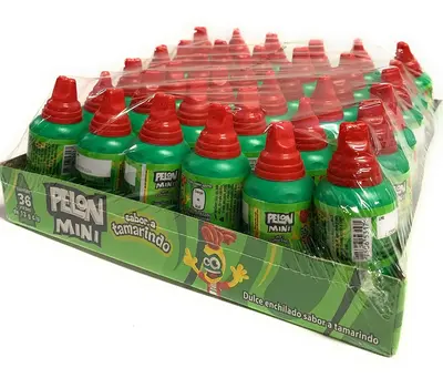 MINI Pelon Pelo Rico, Dulce De Tamarindo, 13 gr. (36 Pack) Spicy Sweet Tamarind Flavor Candy Snack Soft Jelly Mexican Candy D...