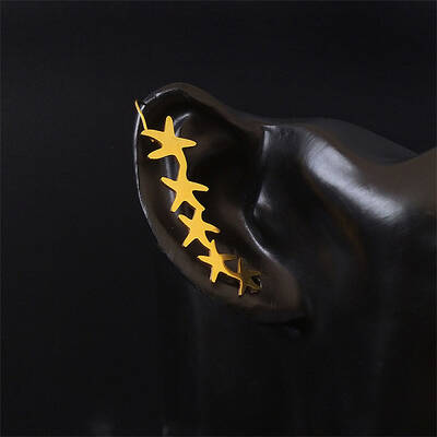 304 Stainless Steel Cuff Earrings for Girl Women Gift