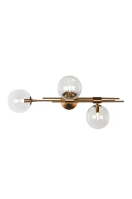 Gold Framed Glass Wall Lamp | OROA Davine