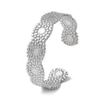 304 Stainless Steel Cuff Bangles for Women