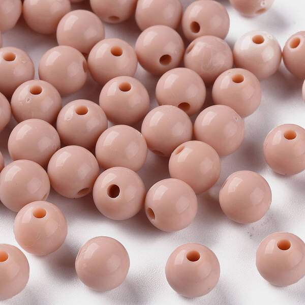 Opaque Acrylic Beads