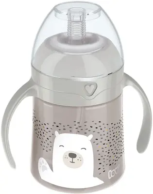 LOVI First cup with straw Buddy Bear 150 ml