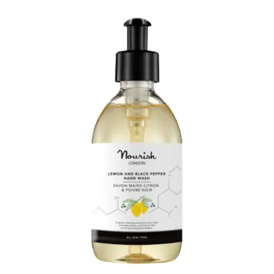 Nourish london Lemon and black pepper hand cleanser, 300 ml