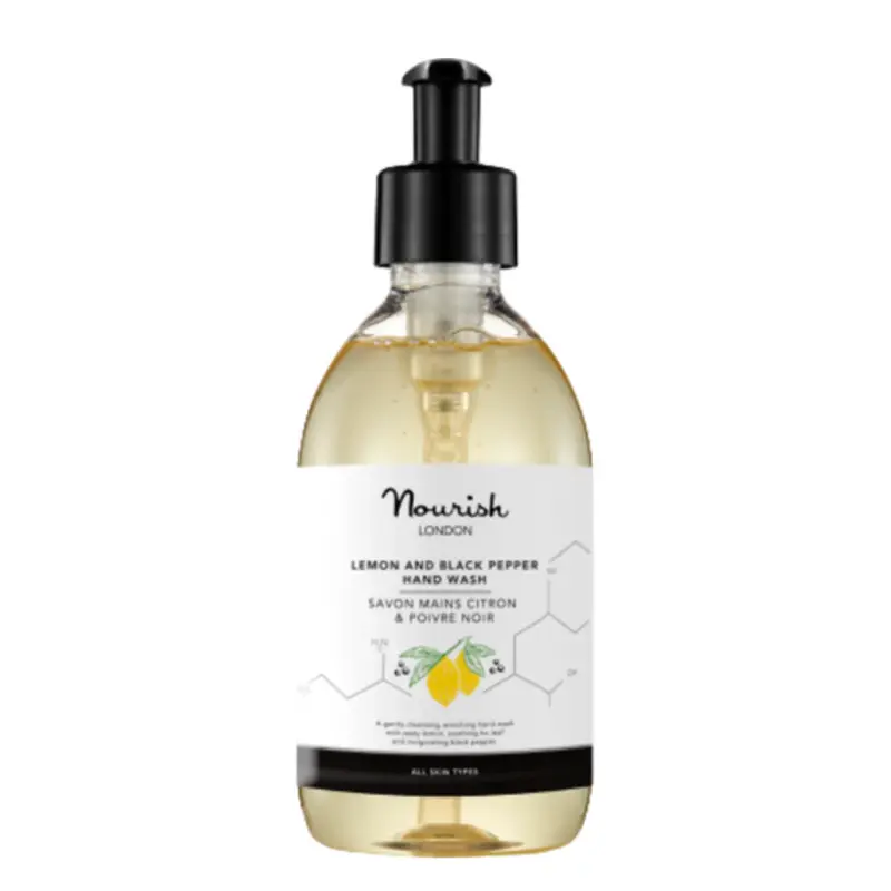 Nourish london Lemon and black pepper hand cleanser, 300 ml