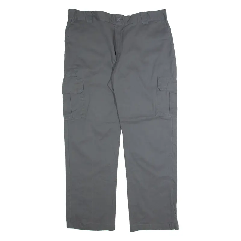 DICKIES Cargo Mens Trousers Grey Regular Straight W38 L31