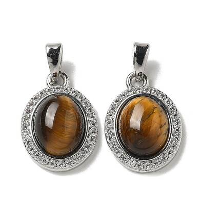 Natural Tiger Eye Pendants