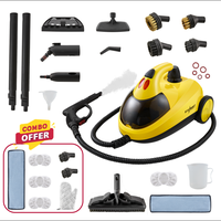 Steambot steam cleaner&mop 37-in-1, 72 Oz large water tank capacity, 66 Psi powerful pressure, chemical-free deep cleaning fo...