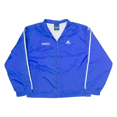 ADIDAS TEAM Shell USA Jacket Blue Nylon 90s Mens L