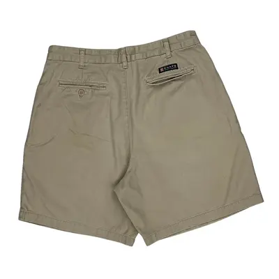Chaps Ralph Lauren Chino Shorts - 32W 8L Beige Cotton | Size: 32″ waist