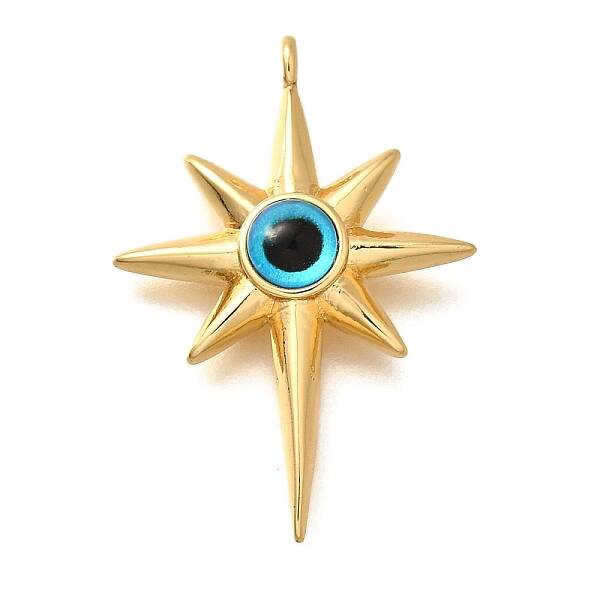 Brass Resin Pendants