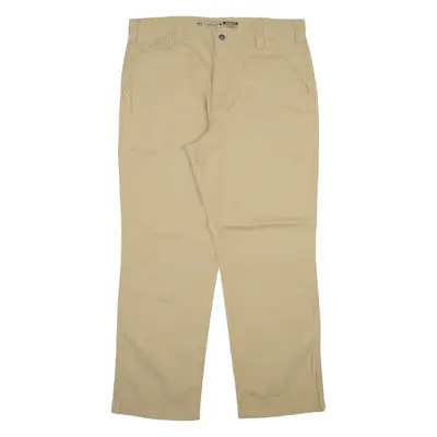CARHARTT Mens Trousers Beige Relaxed Straight W36 L30