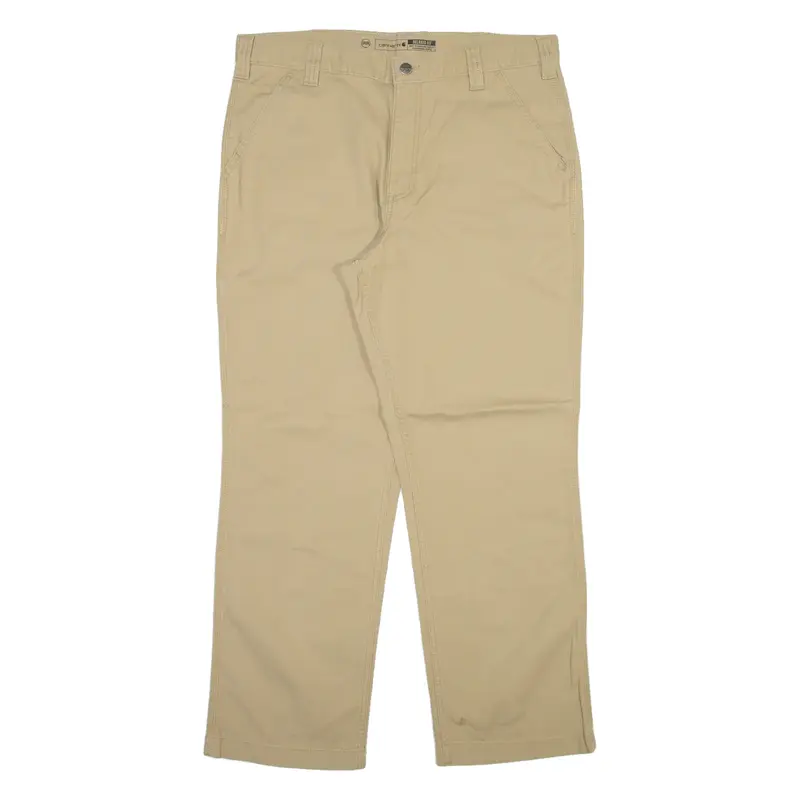 CARHARTT Mens Trousers Beige Relaxed Straight W36 L30