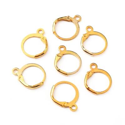 Brass Leverback Earring Findings