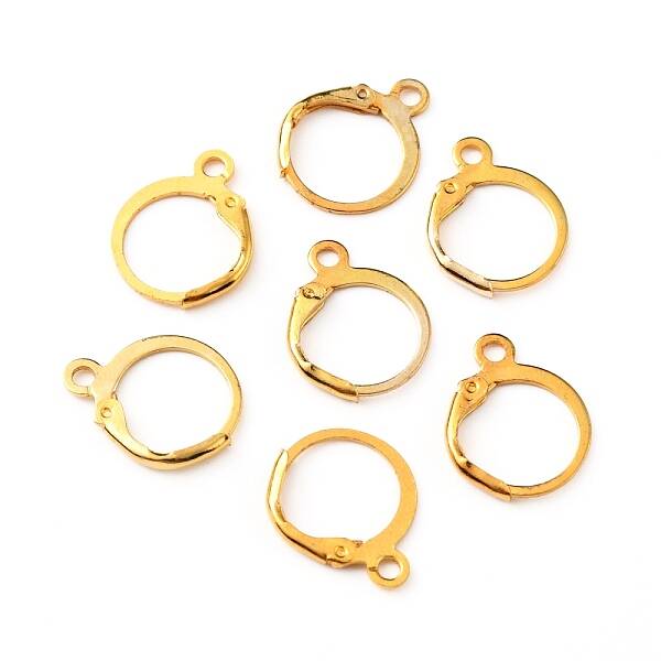Brass Leverback Earring Findings
