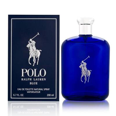 Polo Blue Cologne for Men - Eau de Toilette Spray 6.7 oz