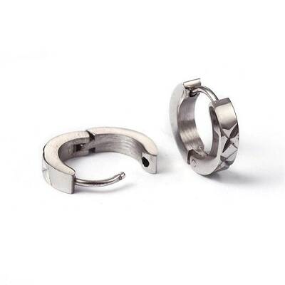 Tarnish Resistant 304 Stainless Steel Huggie Hoop Earrings