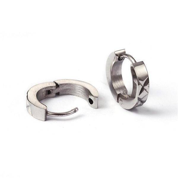 Tarnish Resistant 304 Stainless Steel Huggie Hoop Earrings