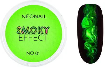 NEONAIL Effect Smoky colored nail powder color No. 1 green 2 g