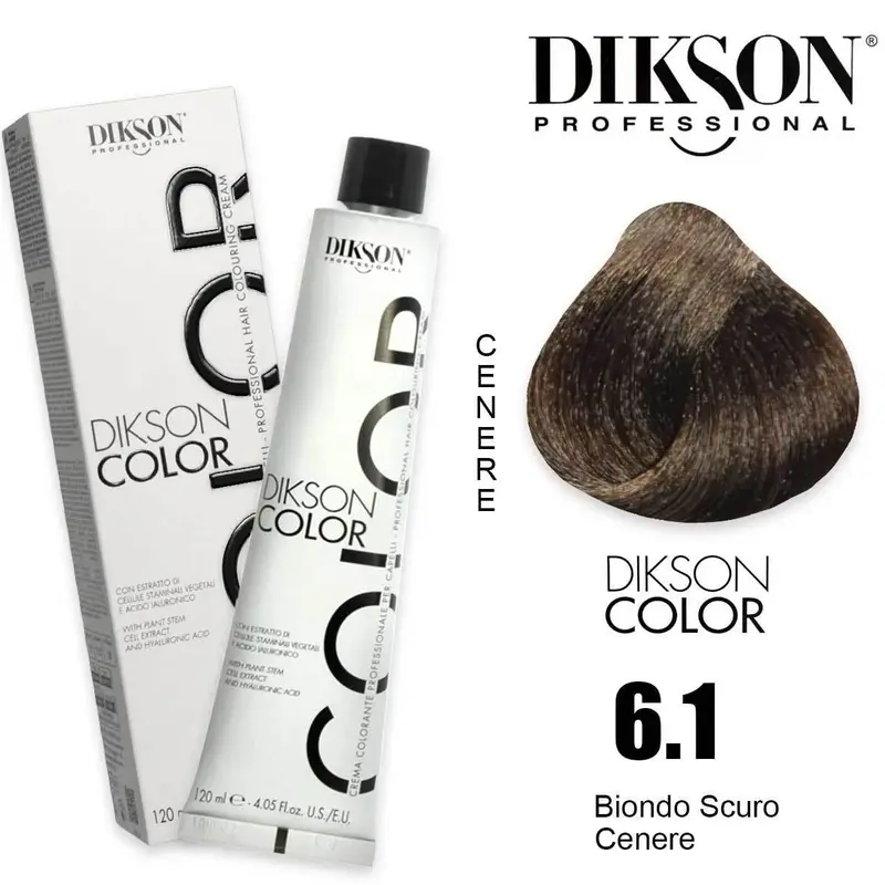 Dikson Color 120 Ml 6.1 - 6C Dark Ash Blonde
