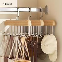 Stainless Steel Underwear Hanger with Hook, 1 Count/2 Counts Multifunctional Underwear Hanger, Clothes Space Saving Hanger fo...