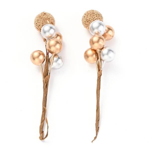Foam Artificial Christmas Berries with Branch