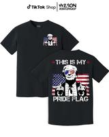Trump This Is My Pride Flag Shirt For Men - For Women, Make America Great Again Sweatshirt, Funny Trump Gift Hoodie, Casual C...