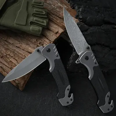 EDC camping stainless steel fruit knife high hardness sharp folding knife outdoor multi-function knife self-defense portable ...