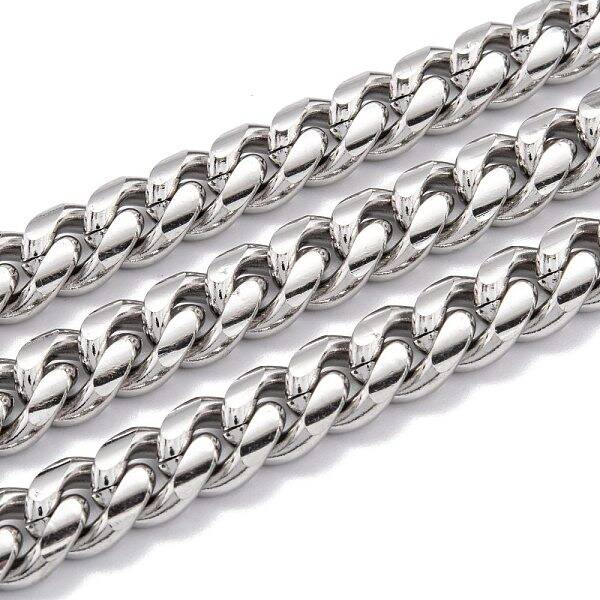 Tarnish Resistant 304 Stainless Steel Cuban Link Chain