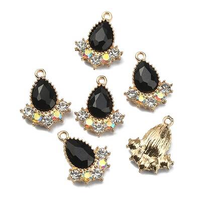 Glass Rhinestone Pendants