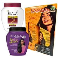 SKALA and SAMBA Straight Hair Kit - Deep Hydration, Repair & Frizz Control in Aqua for Straight Haircare Solutions