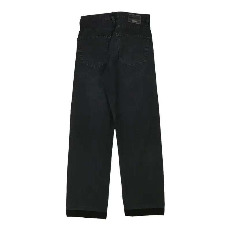 Hugo Boss Trousers - 28W 28L Black Cotton