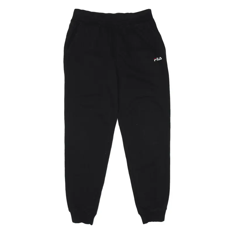 FILA Joggers Black Tapered Mens S W28 L28