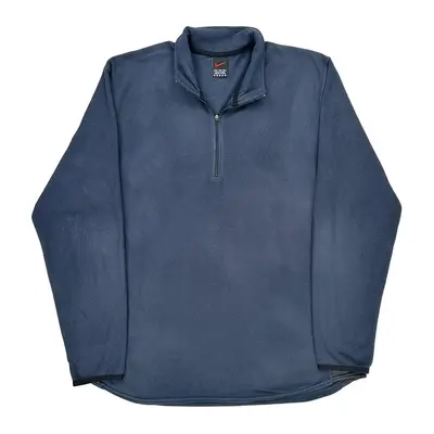 Nike Fleece - 2XL Blue Polyester