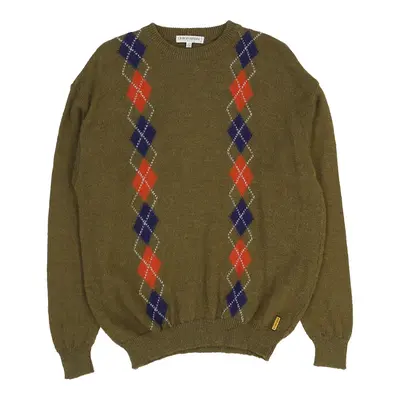 Age 13 Giorgio Armani Jumper - Large Green Acrylic Blend | Size: large