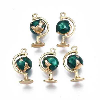 Rack Plating Alloy Enamel Pendants