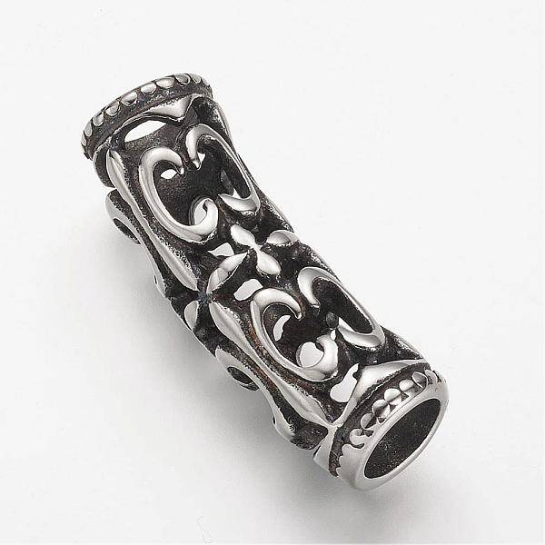 304 Stainless Steel Hollow Tube Beads