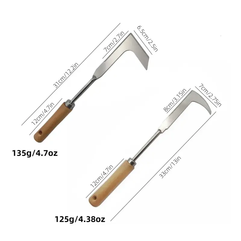 portable garden weeder tool stainless stseel grass digger,Vegetable Digger,Soil Loosening, Seedling Mover, Shovel for Weeding...