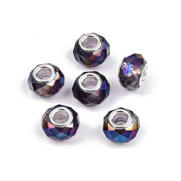 Transparent Glass European Beads
