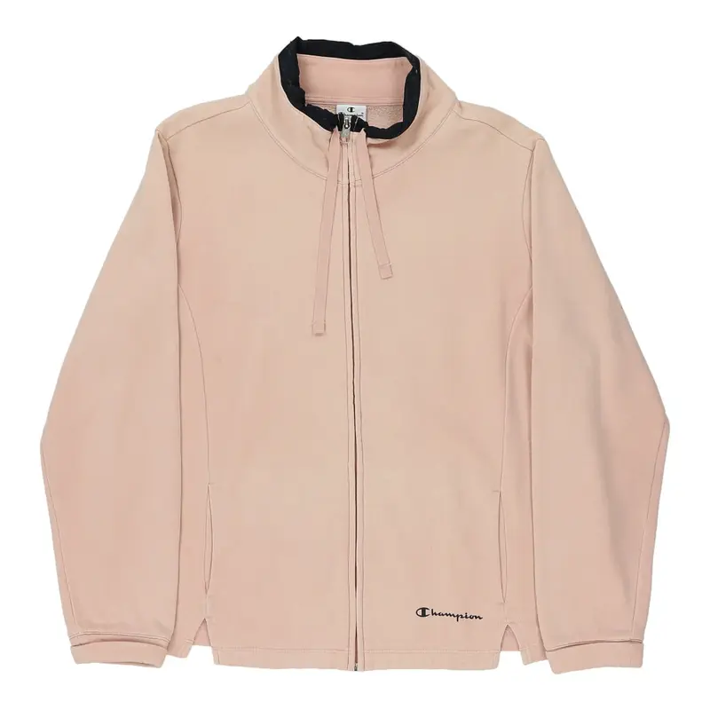 Champion Zip Up - XL Pink Cotton Blend