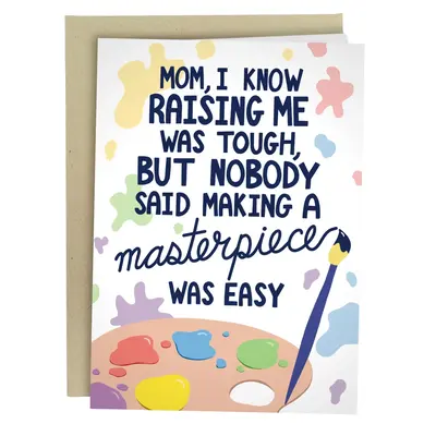 Funny Mother’s Day Cards - Mother's Day Cards for Mom - 5x7 Inch Individual Greeting Card with Kraft Envelope
