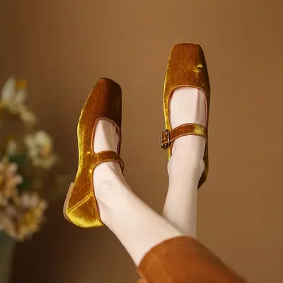 CHIKO Marlee Square Toe Block Heels Mary Jane Shoes