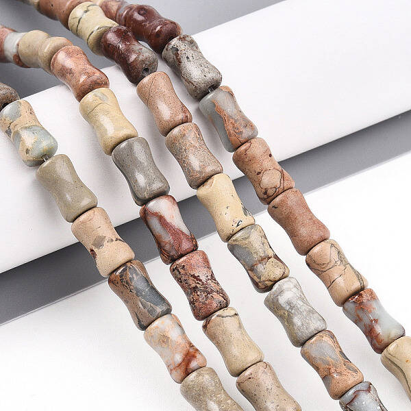 Natural Aqua Terra Jasper Beads Strands