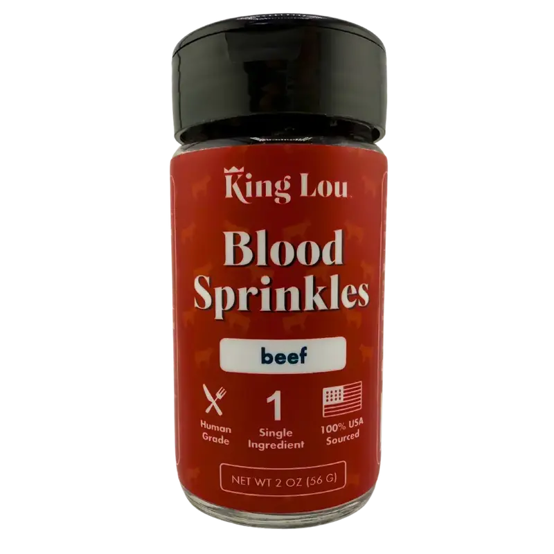 beef blood sprinkles