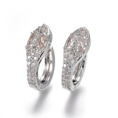 Brass Hoop Earrings