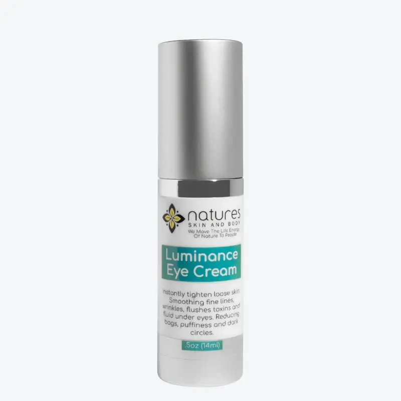 Luminance Organic Eye Cream-Instantly Tightens And Firms The Skin Around The Eye Smoothing Fine Lines And Wrinkles. Flushes T...