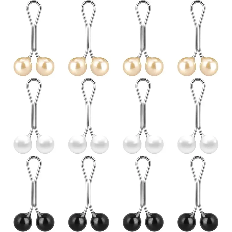 12 count Cute Hijab Pins Muslim  Scarf Clips Clips Hooks,Rhinestone Brooch Pins  Pins Multicolor Headscarf  Pins,Brooch Pin C...