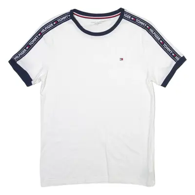TOMMY HILFIGER Mens T-Shirt White S