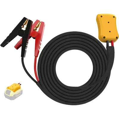 Jumper Cables for DeWalt 20v Batteries, 8 Gauge 6.5 Ft Car Battery Jump Starter, Heavy Duty Automotive Booster Cables for Jum...