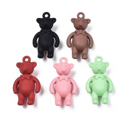 Rack Plating Spray Painted Alloy Pendants