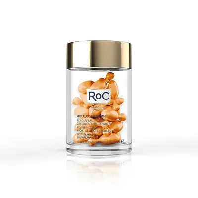 ROC Renouveau + Éclat Retinol Correxion night serum 30 capsules